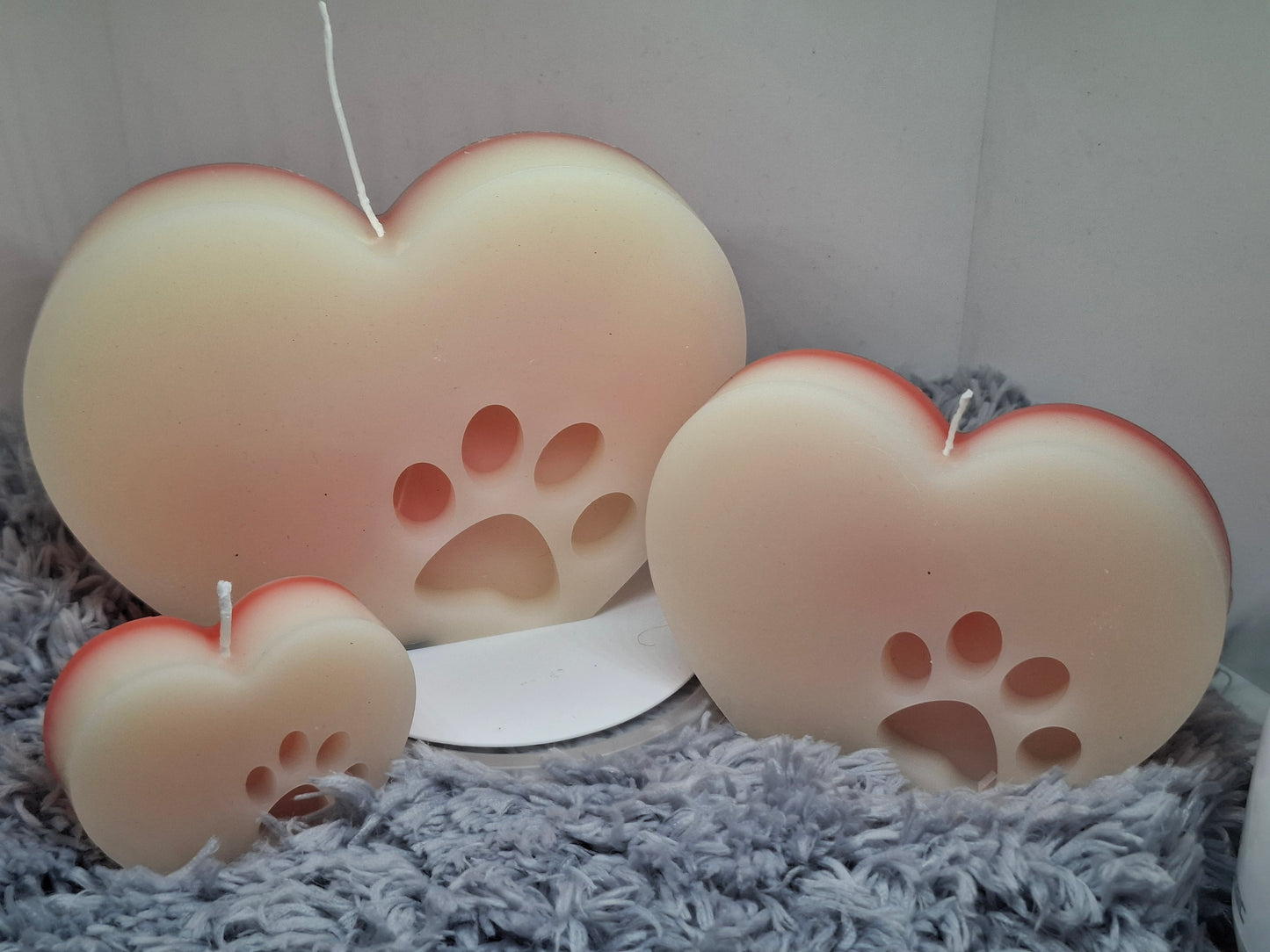 Kaarsen was. Harten met honden poot vanaf 6,50 euro