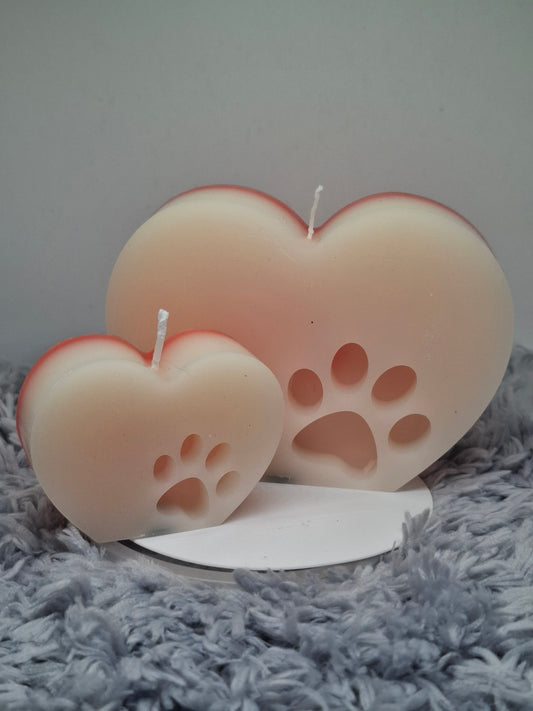 Kaarsen was. Harten met honden poot vanaf 6,50 euro